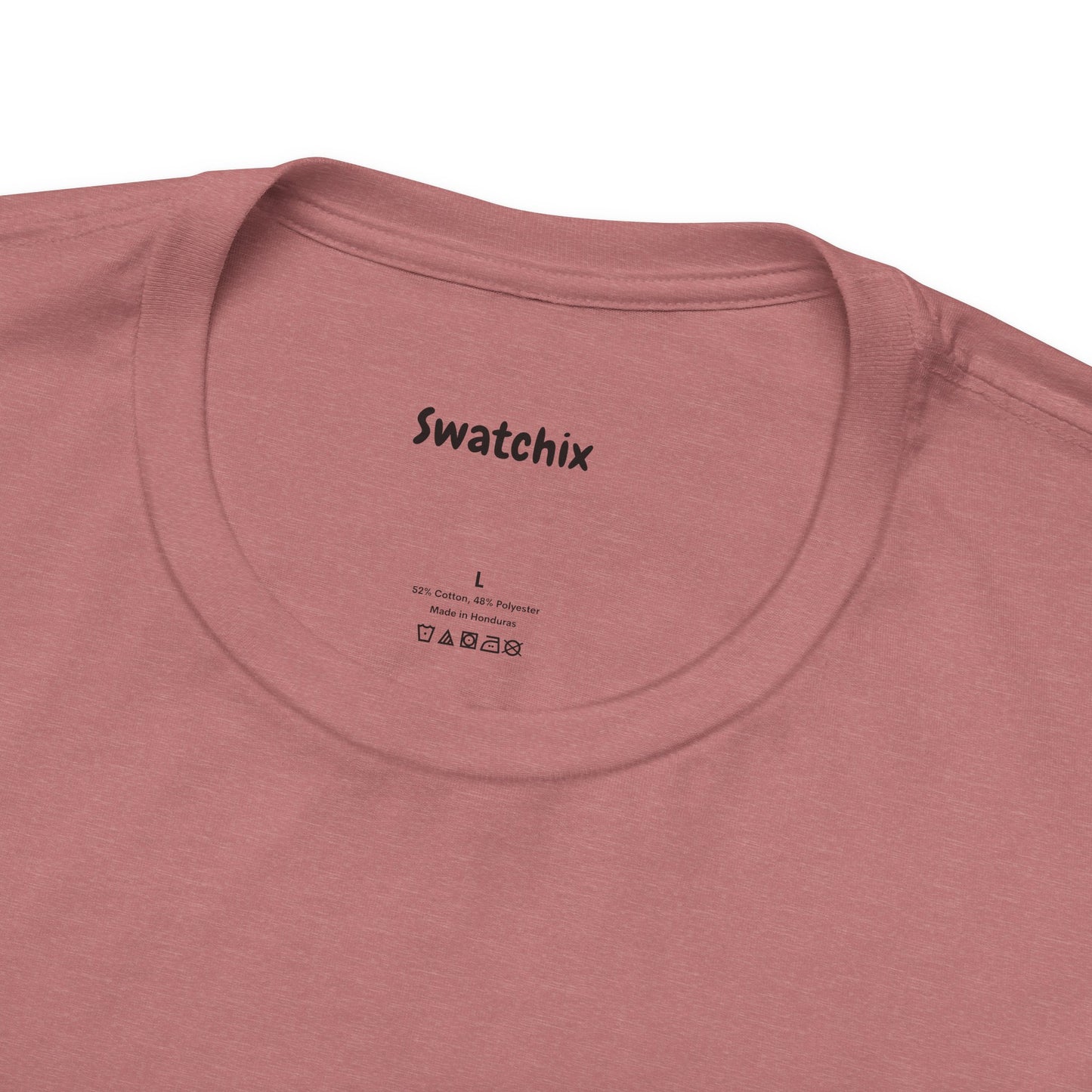 Unisex Crewneck Tee In Heather Mauve