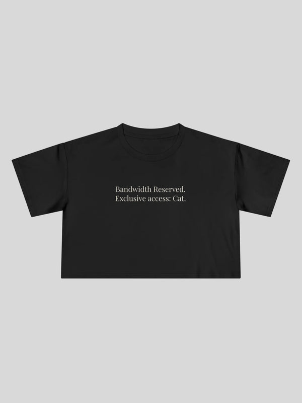 Bandwidth Reserved Cropped Tee