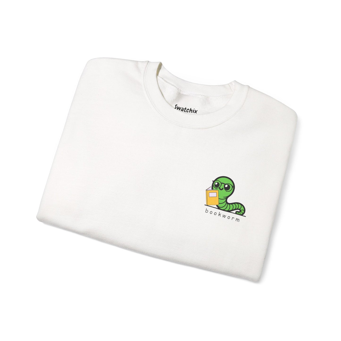 Cute Bookworm Unisex Crewneck Sweatshirt