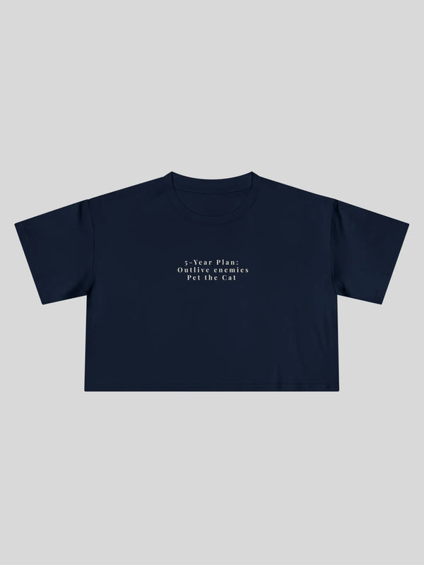 5-Year Plan Cropped Tee