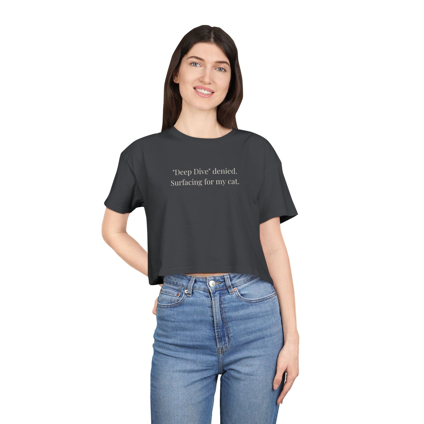 Deep Dive Cropped Tee