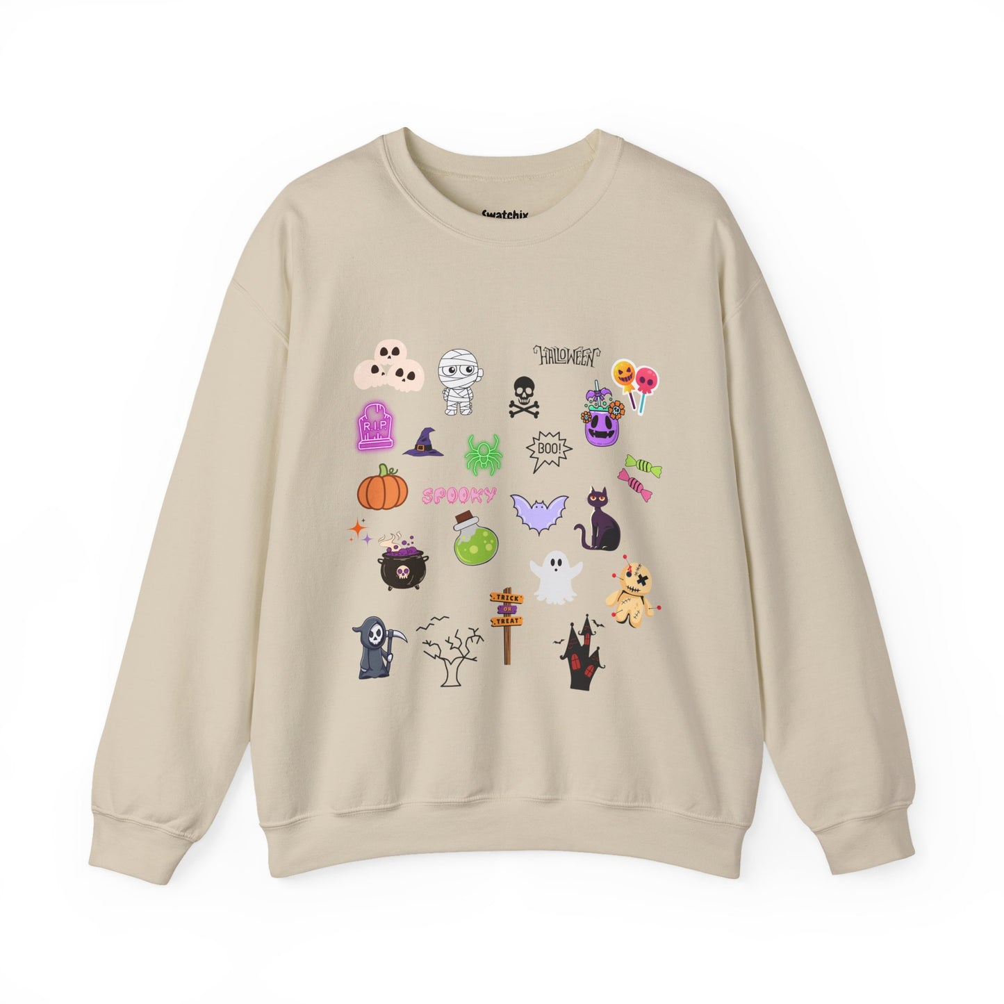 Halloween Graphics Unisex Crewneck Sweatshirt