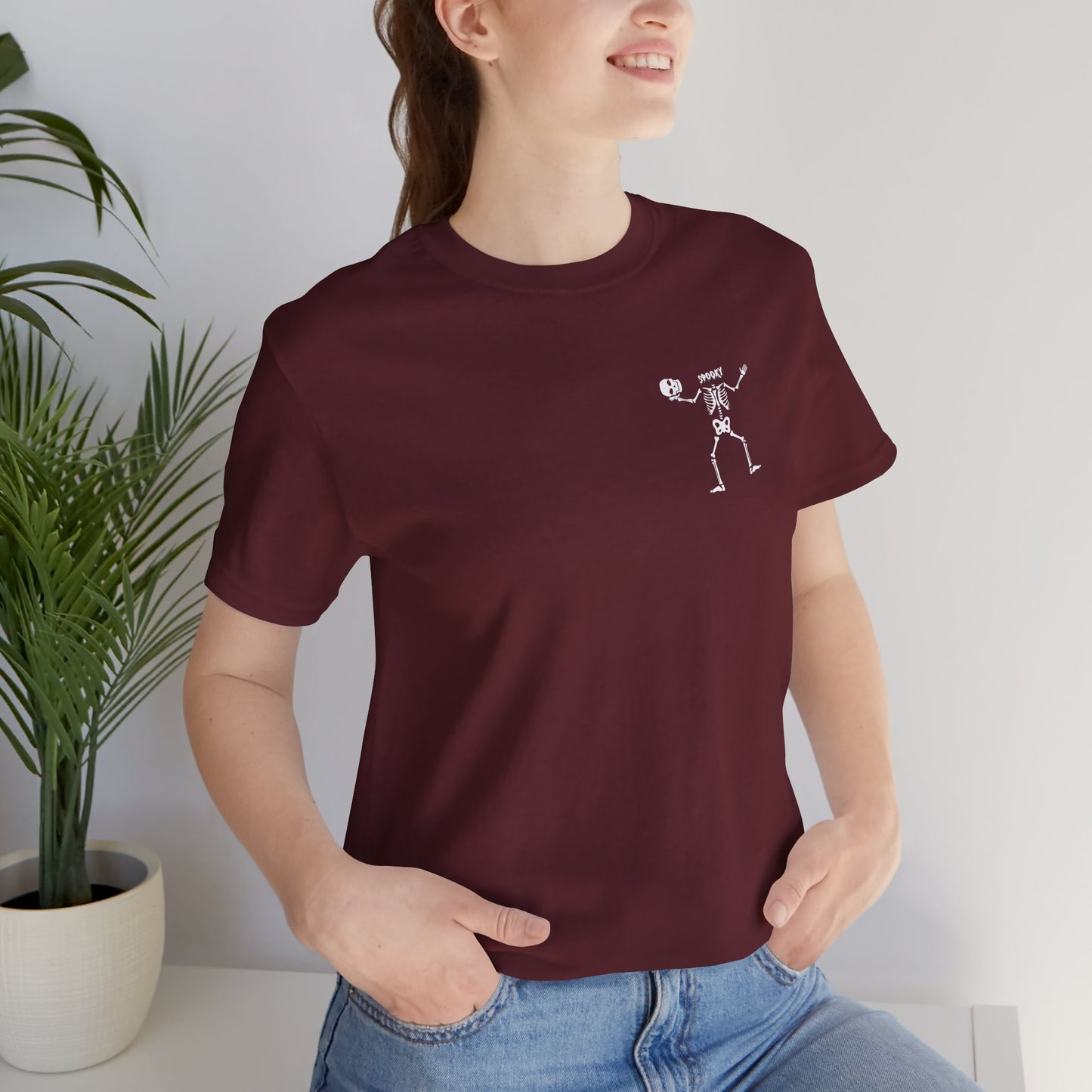 Spooky Skeleton Unisex Crewneck Tee