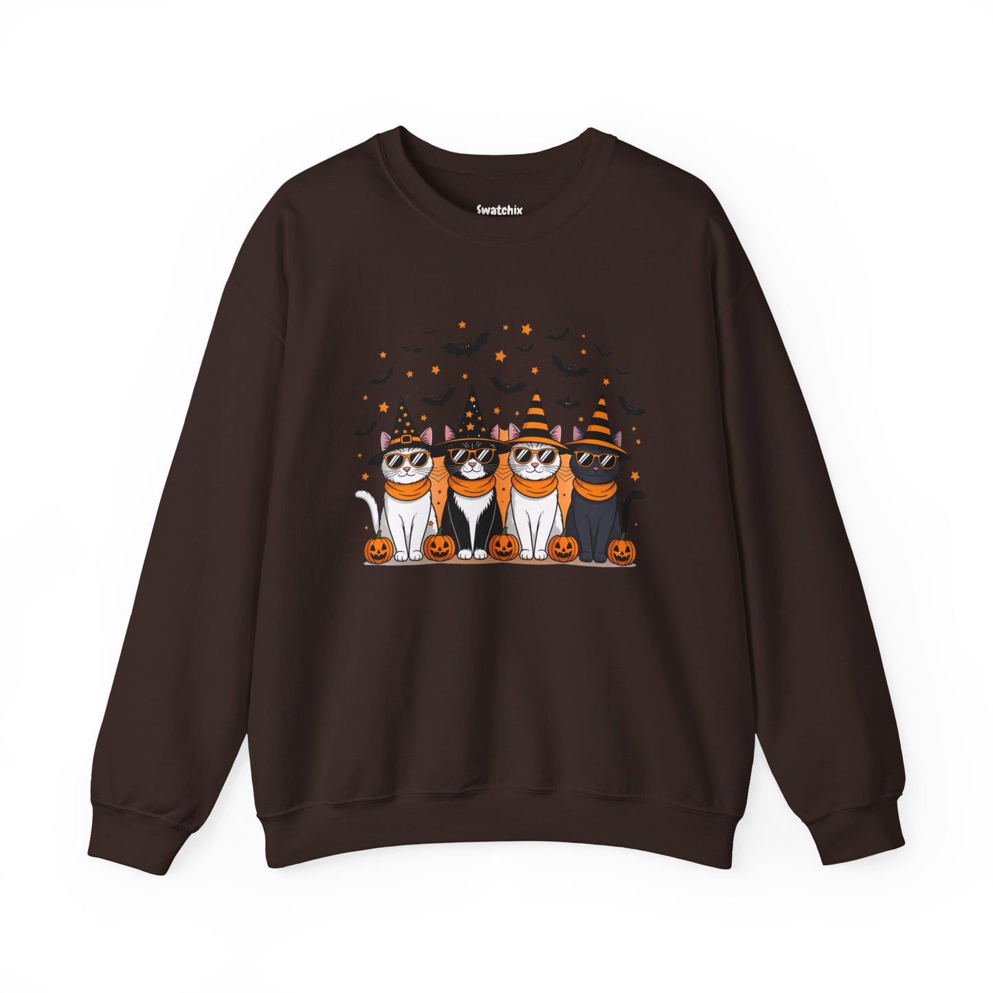 Halloween Cats Unisex Crewneck Sweatshirt