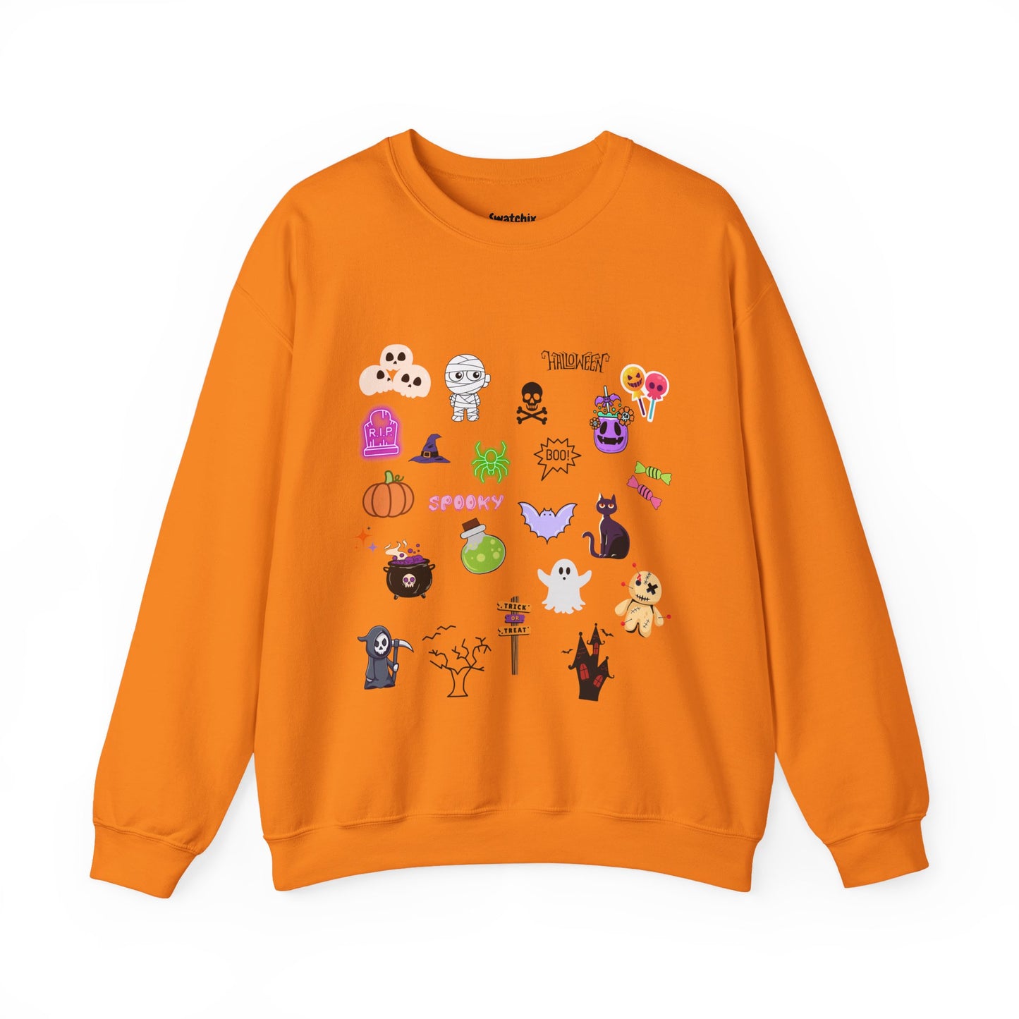 Halloween Graphics Unisex Crewneck Sweatshirt