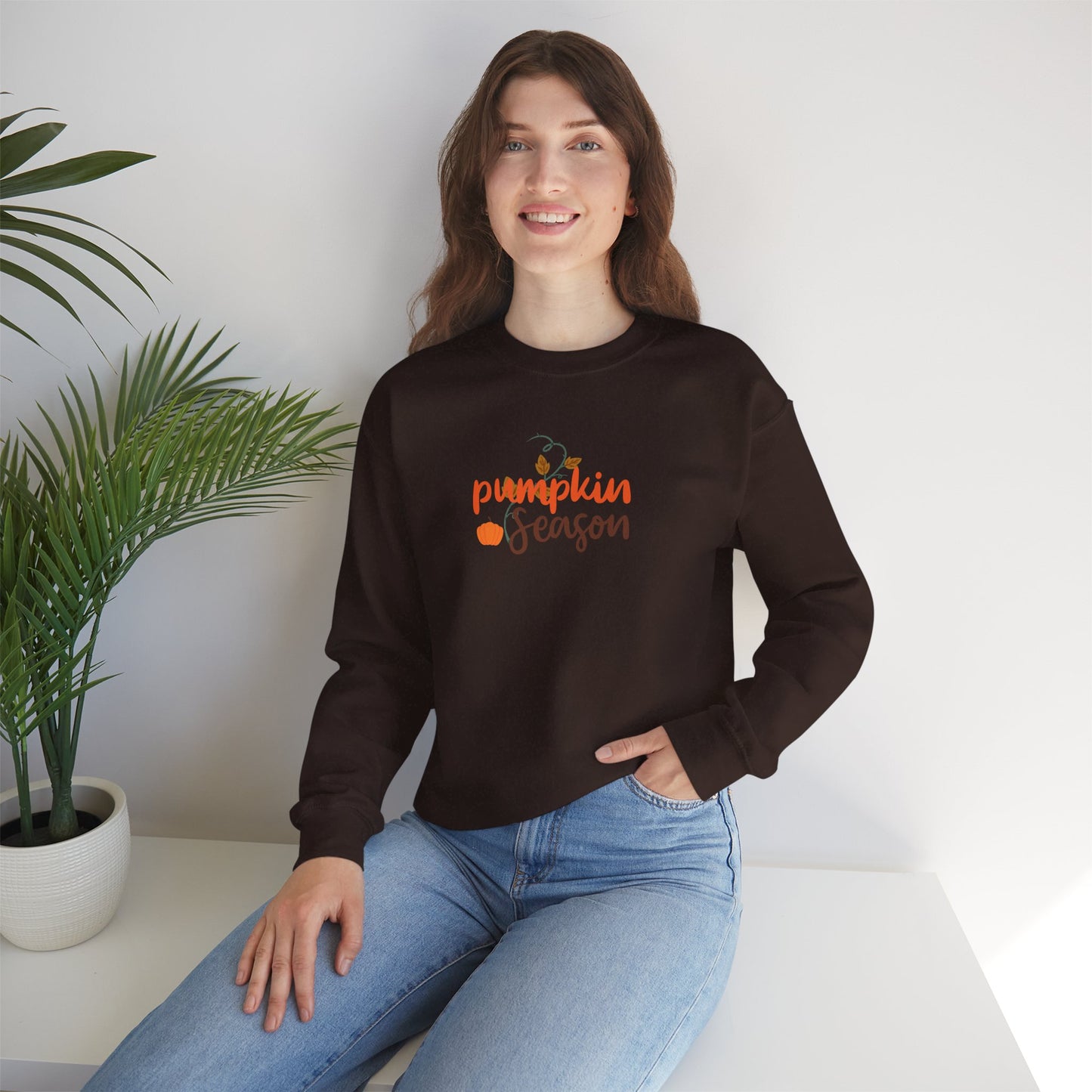 Pumpkin Unisex Crewneck Sweatshirt