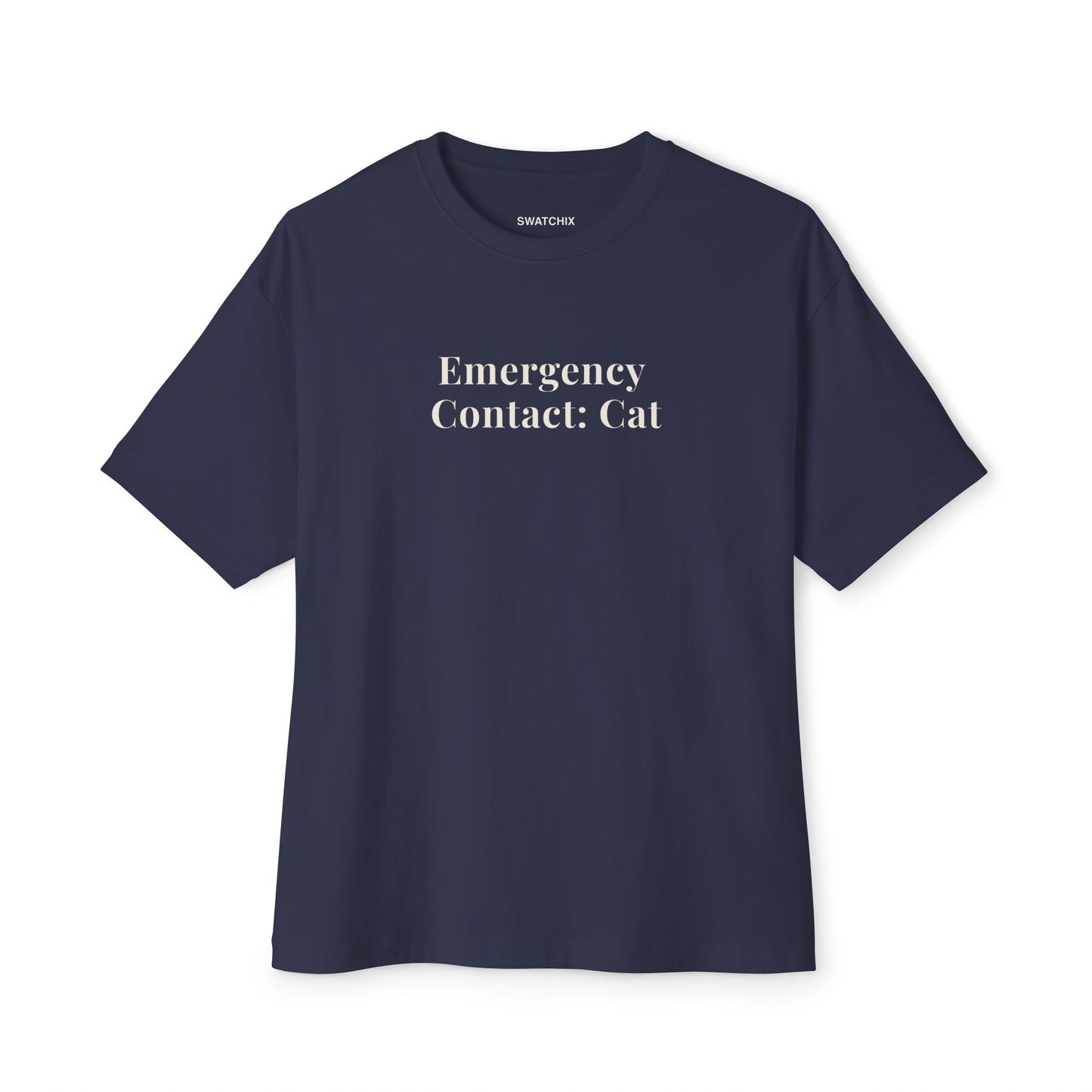 Emergency Contact Oversized Tee