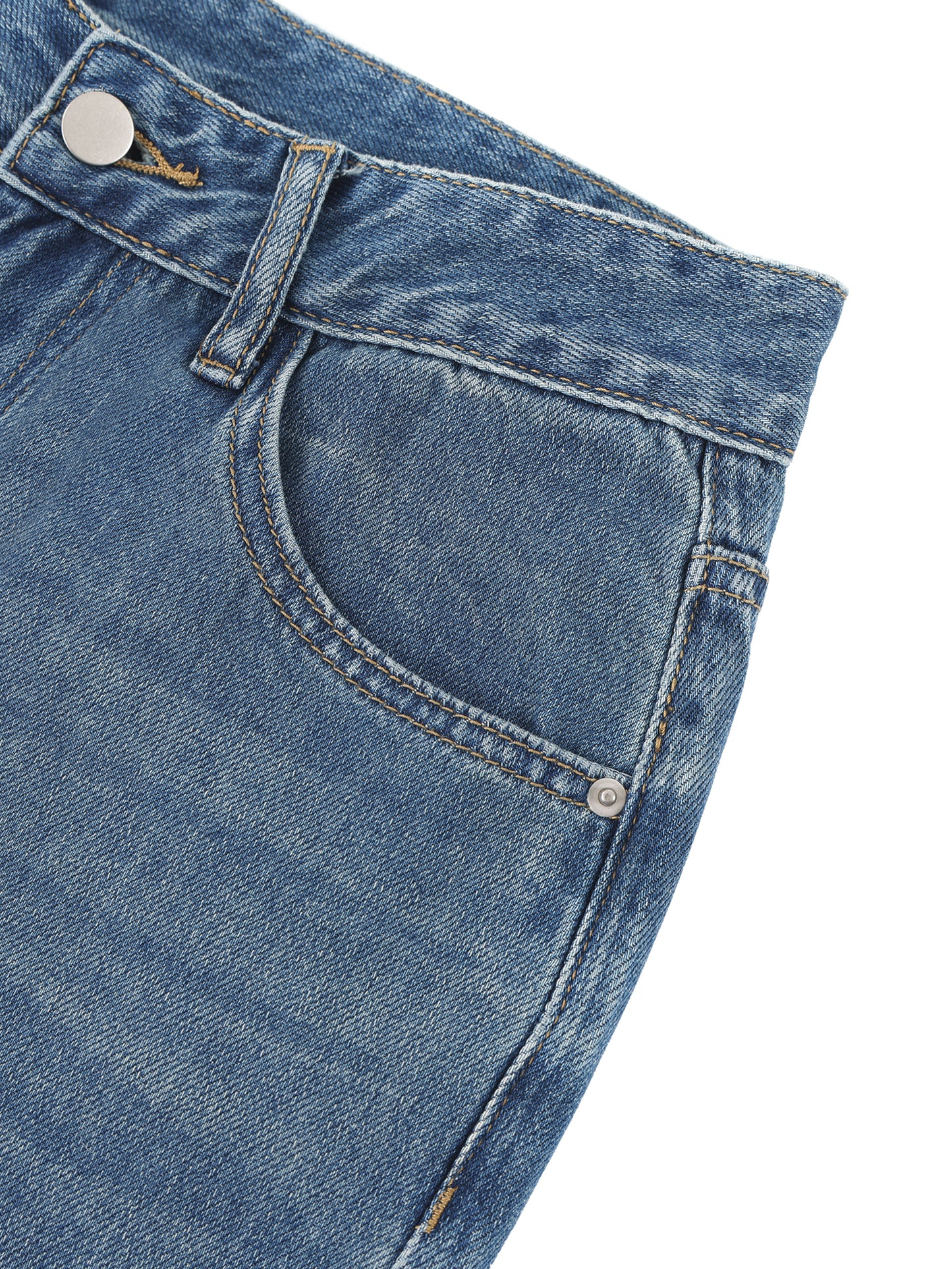 Women’s Vintage Wash Wide Leg Jeans