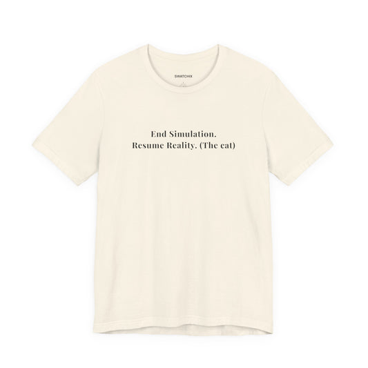 End Simulation Crewneck Tee