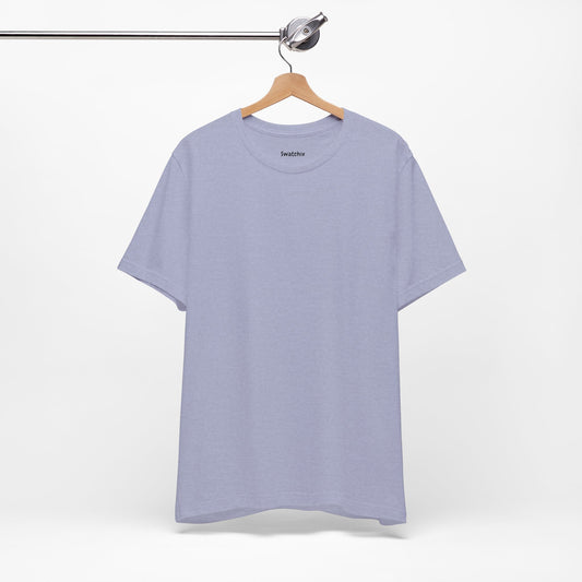 Unisex Crewneck Tee In Heather Blue
