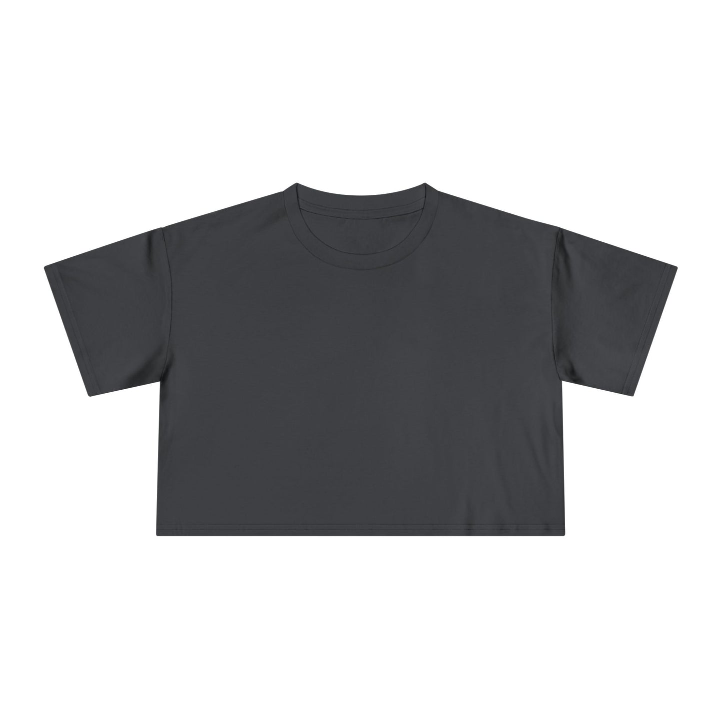 Crop Tee In Coal