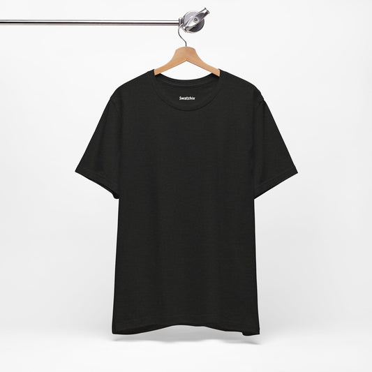 Unisex Crewneck Tee In Black Heather