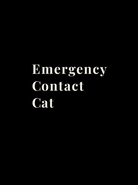 Emergency Contact Crewneck Tee