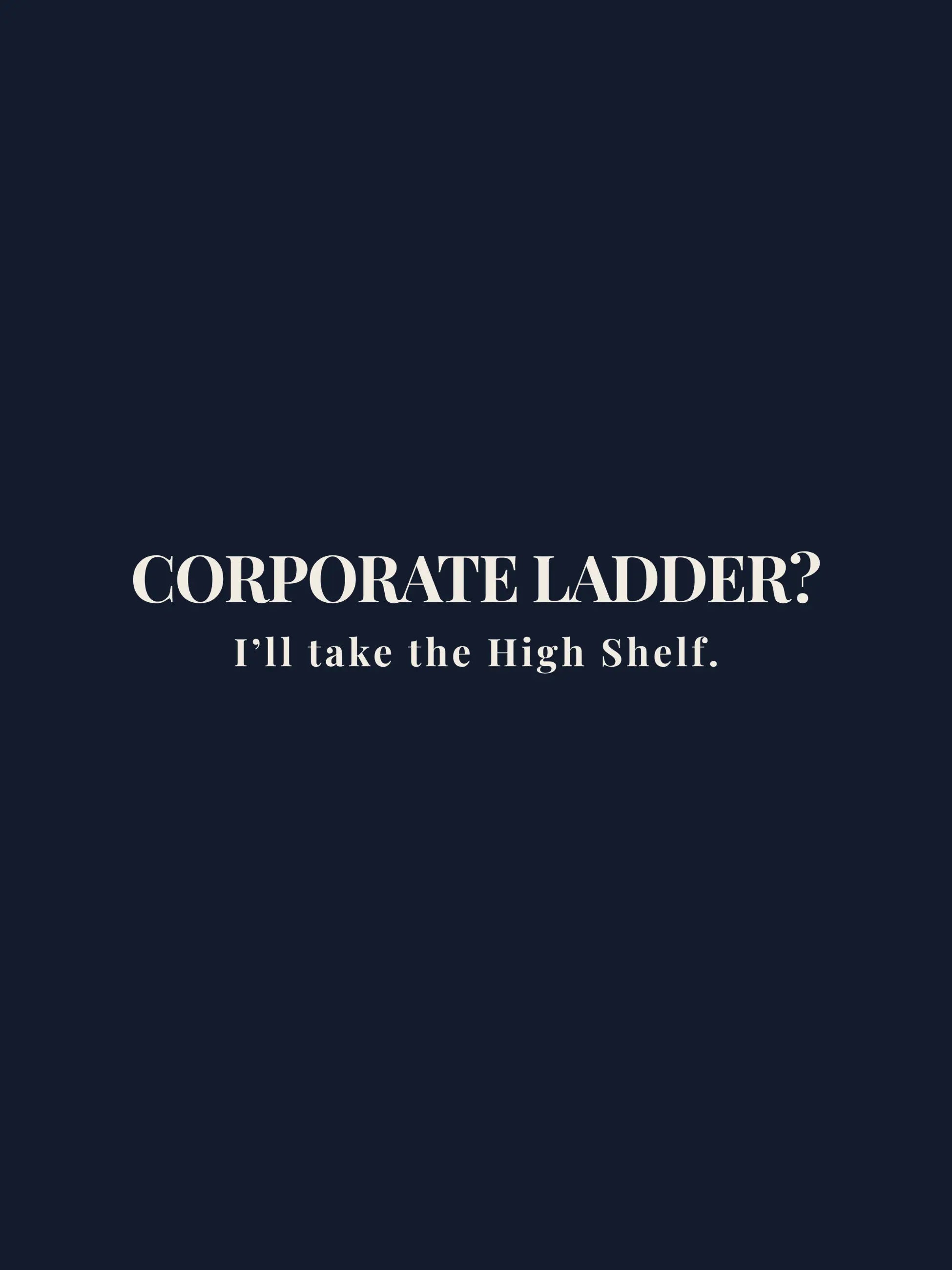 Corporate Ladder Crewneck Tee