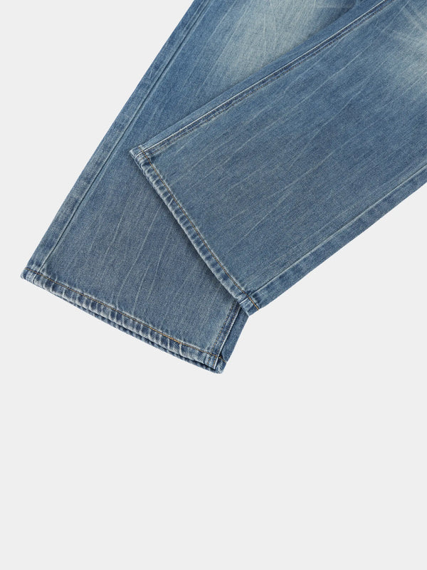 Women’s Vintage Wash Wide Leg Jeans