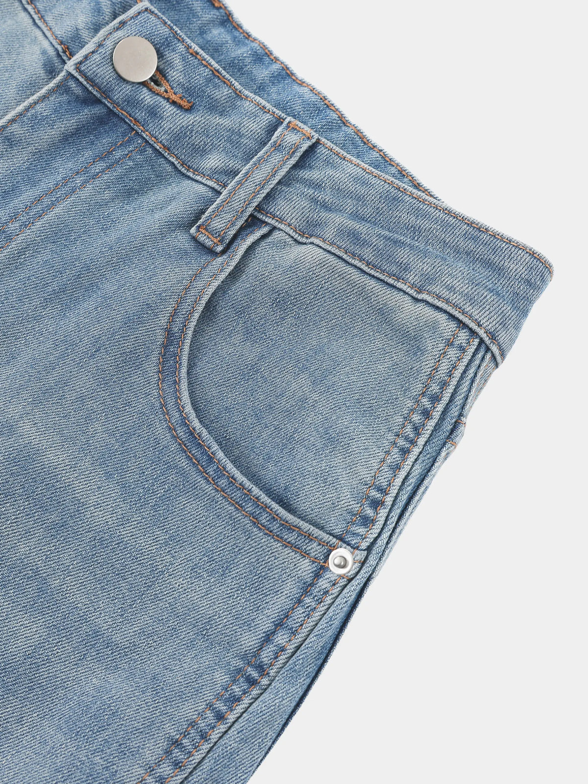 Women’s Vintage Wash High Rise Wide Leg Jeans