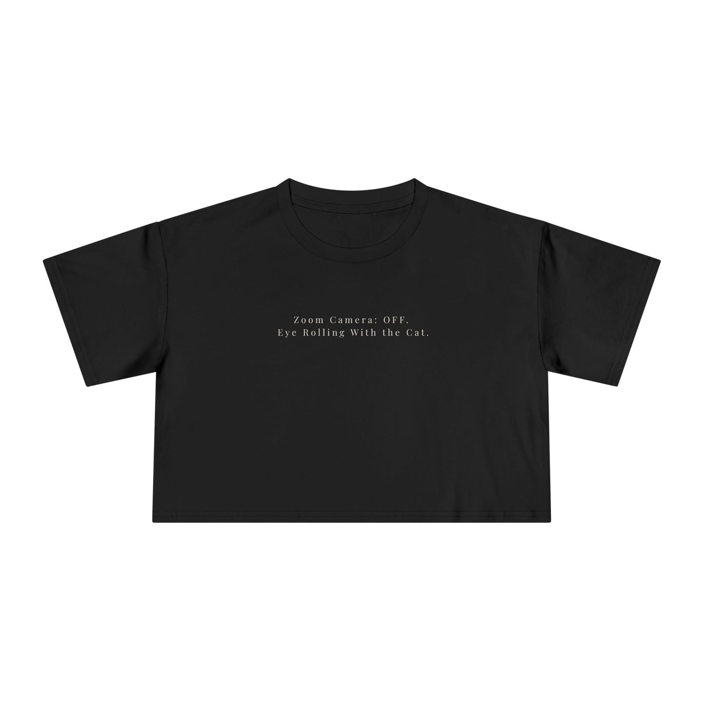 Zoom Camera Cropped Tee