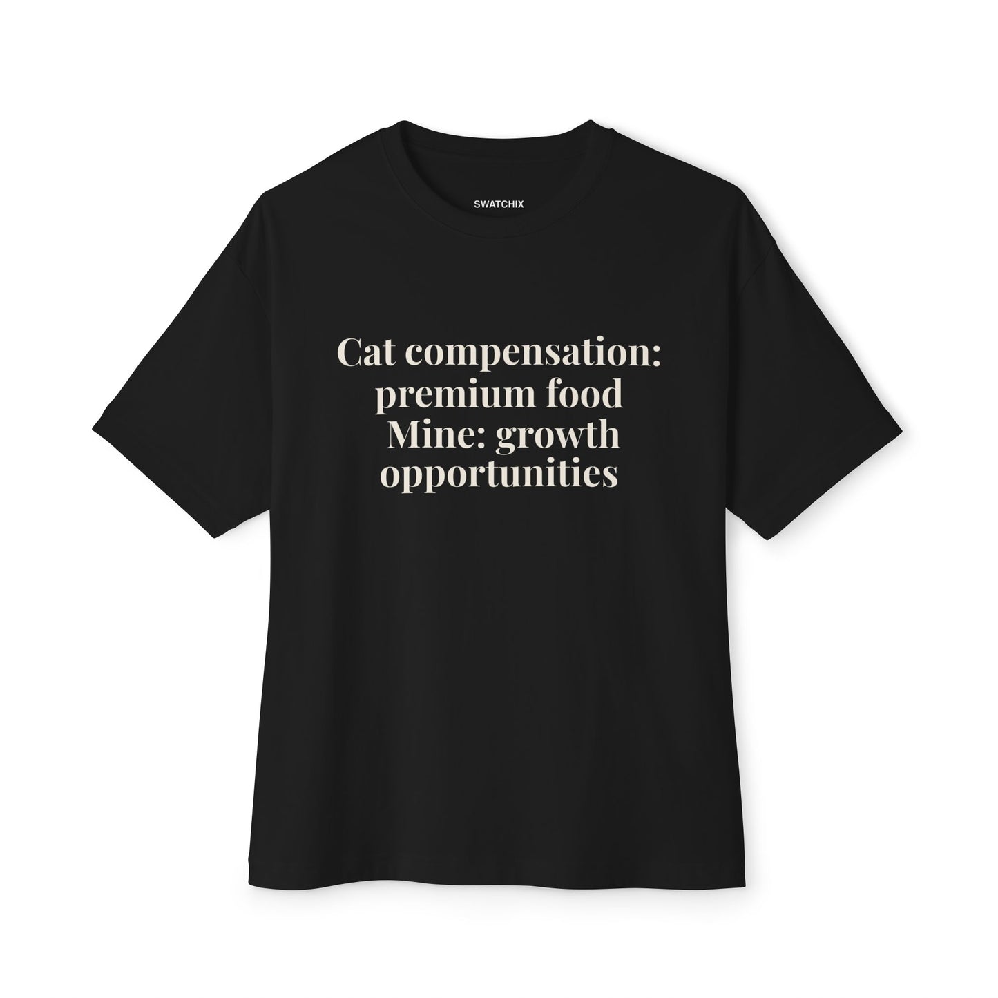 Cat Compensation Oversized Tee