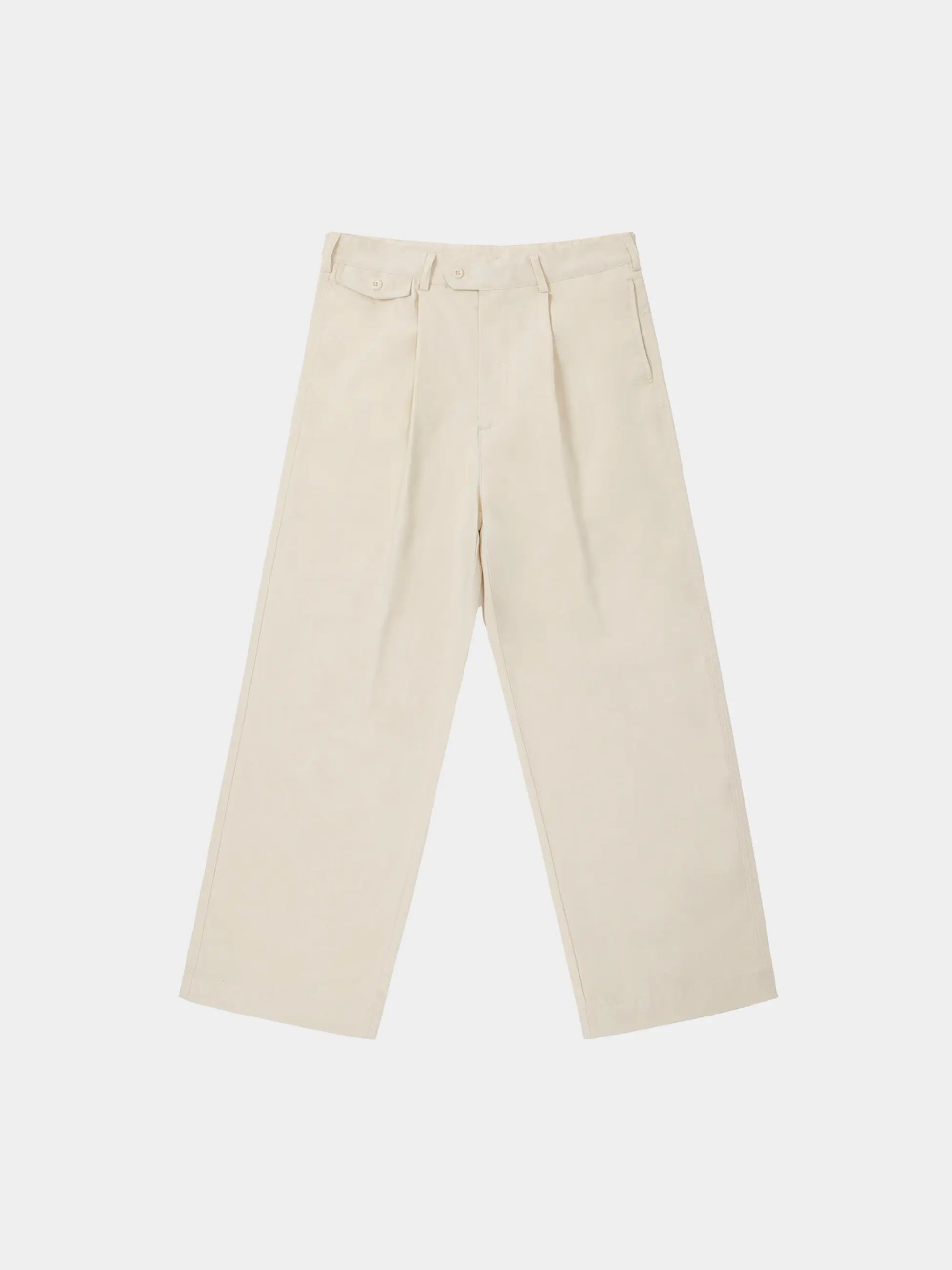 Adjustable Waist Straight-Leg Pants