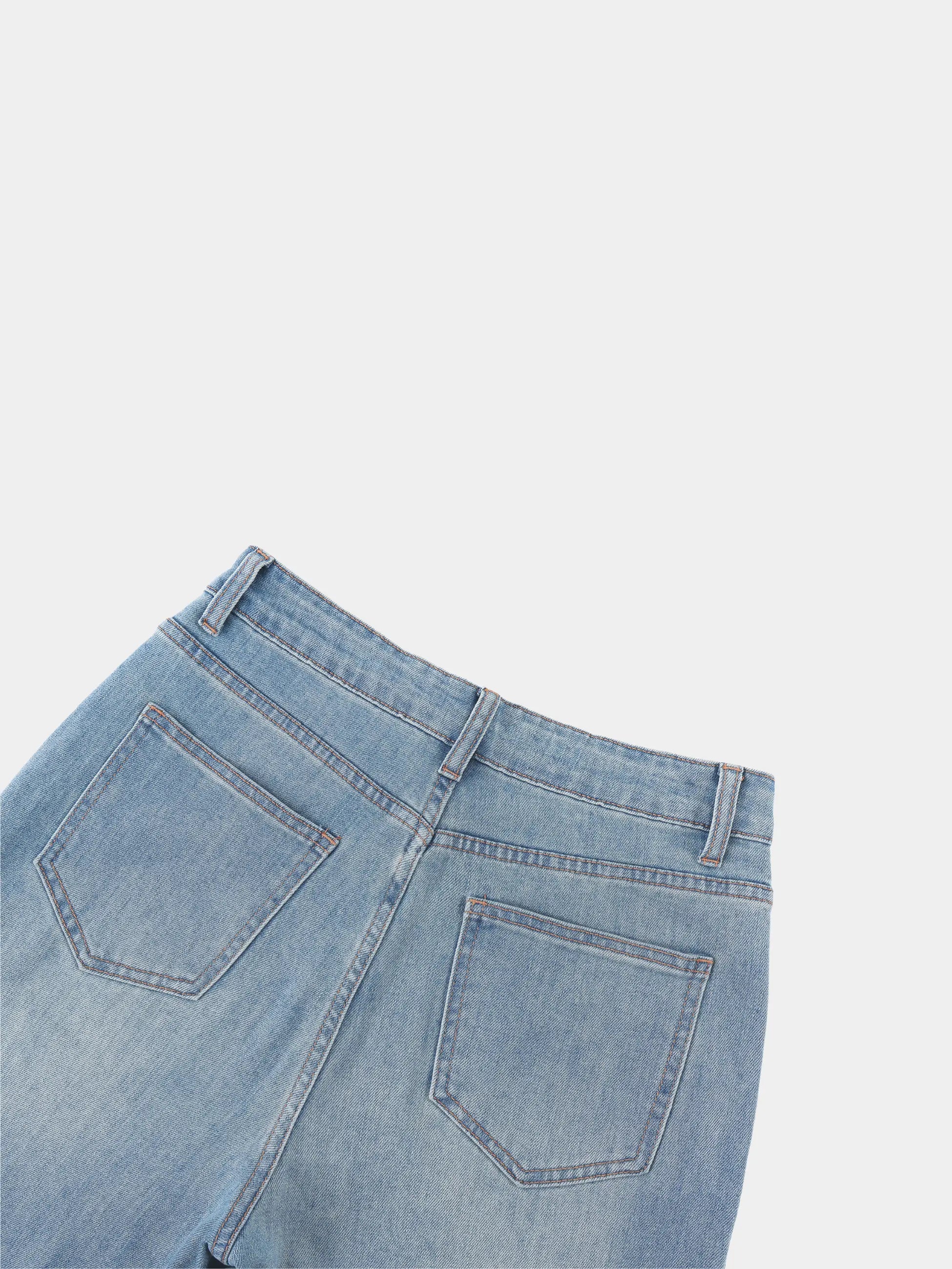 Women’s Vintage Wash High Rise Wide Leg Jeans