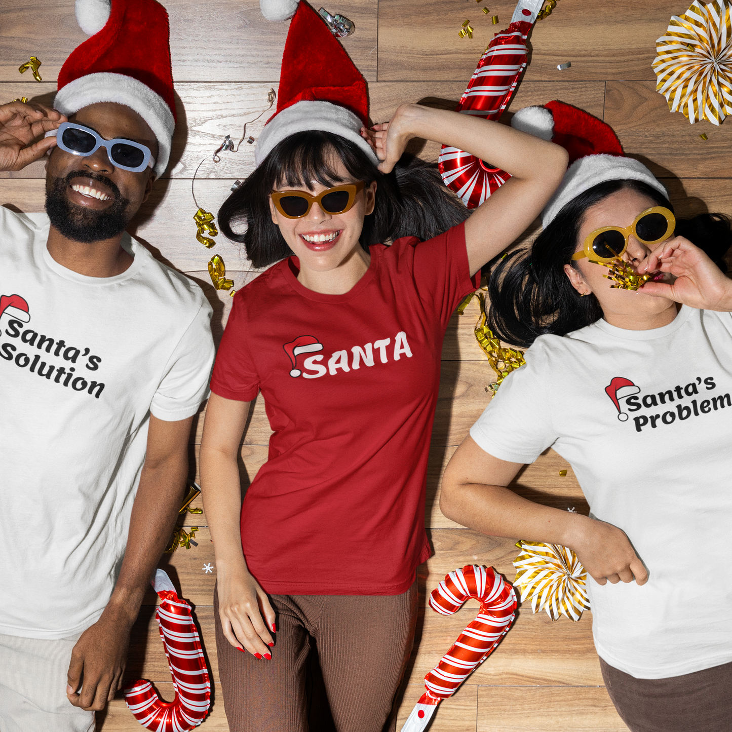 Christmas Santa Family T-shirt Set