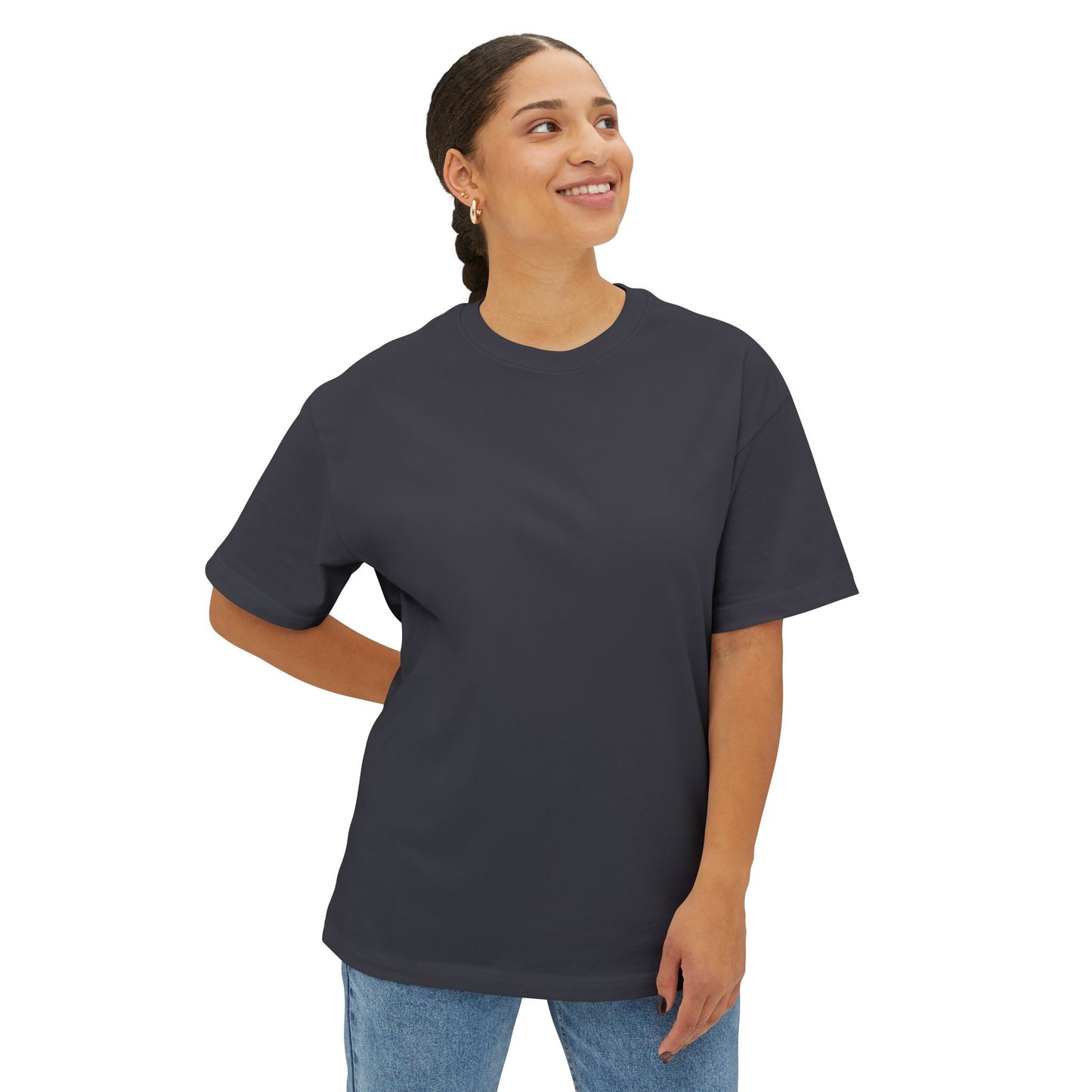 Oversized Tee In Dark Grey