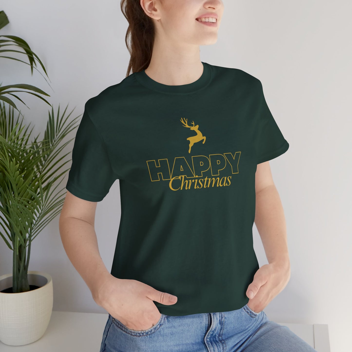 Happy Christmas Unisex Crewneck Tee