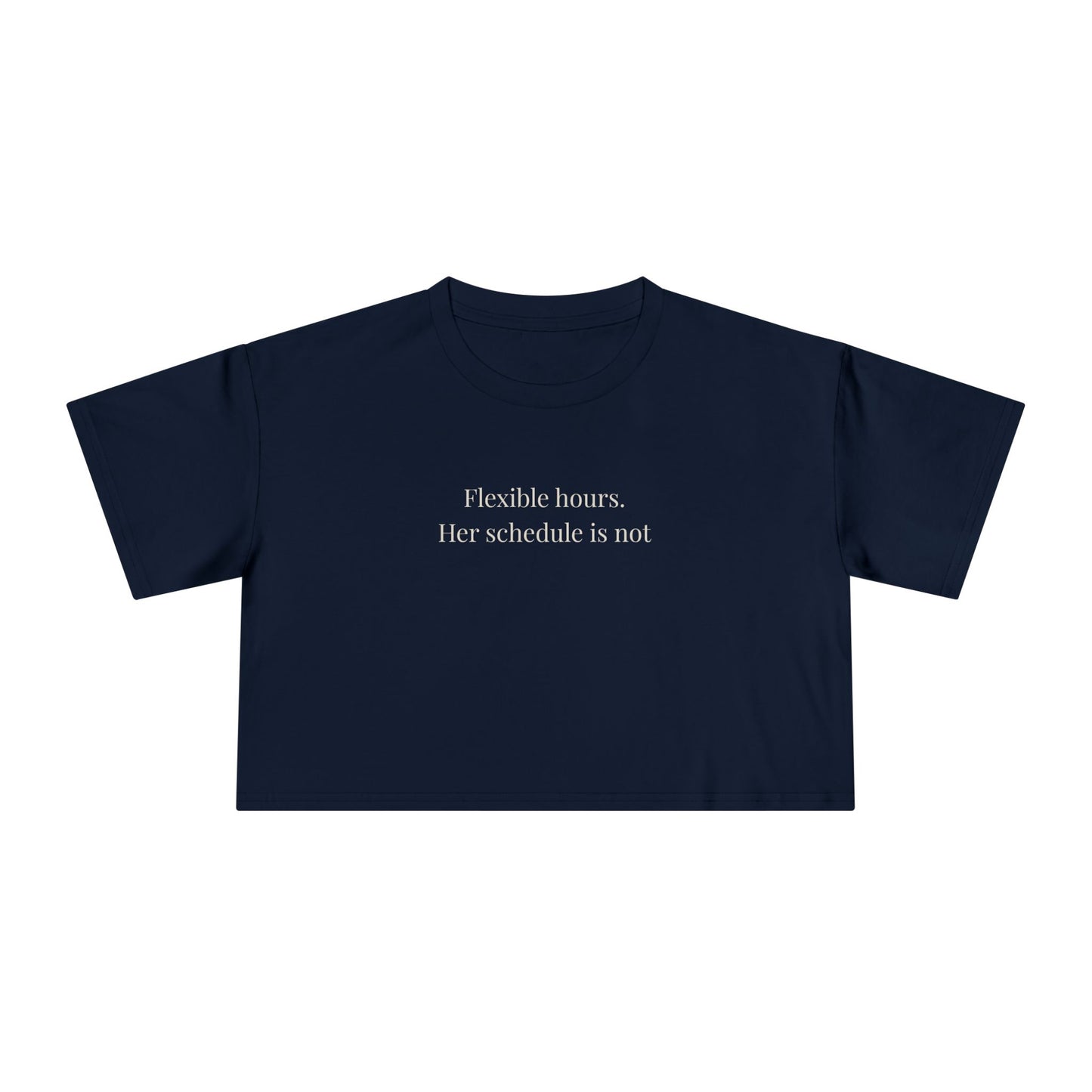 Flexible Hours Cropped Tee