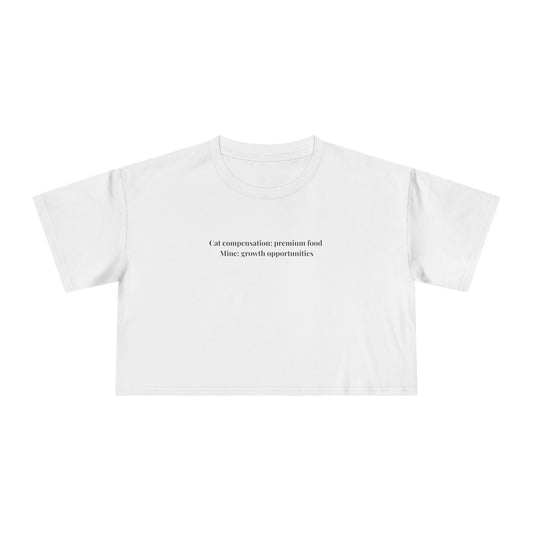 Compensation Cropped Tee
