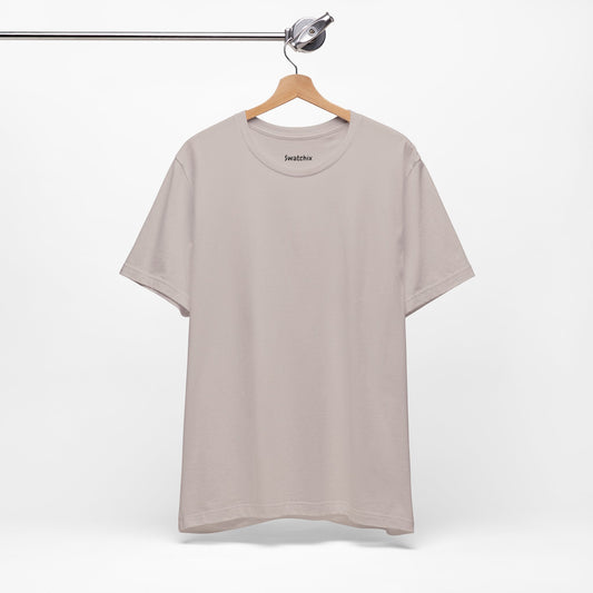 Unisex Crewneck Tee In Heather Cool Grey
