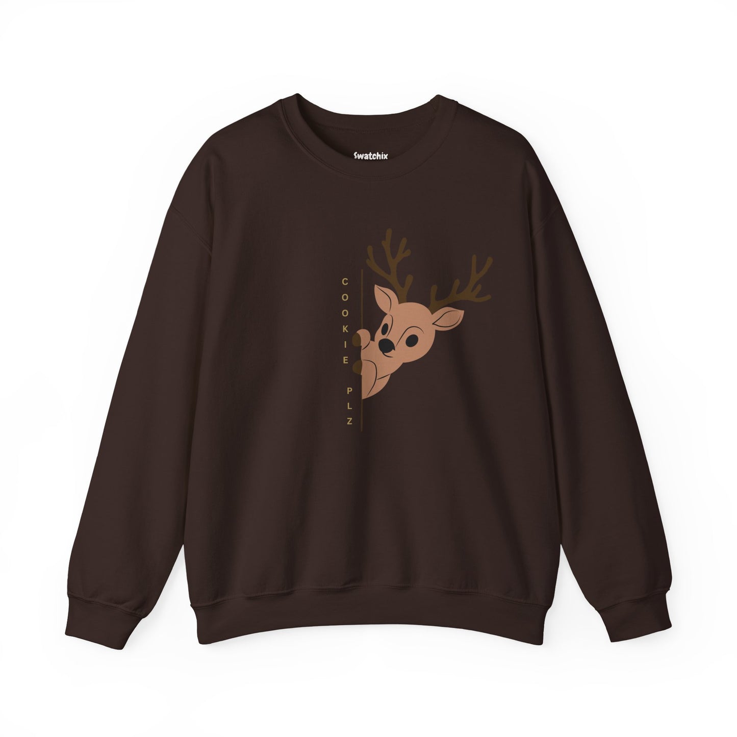 Peeking Reindeer Unisex Crewneck Sweatshirt