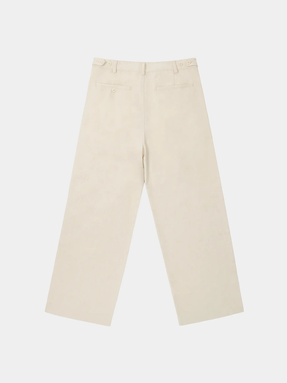 Adjustable Waist Straight-Leg Pants