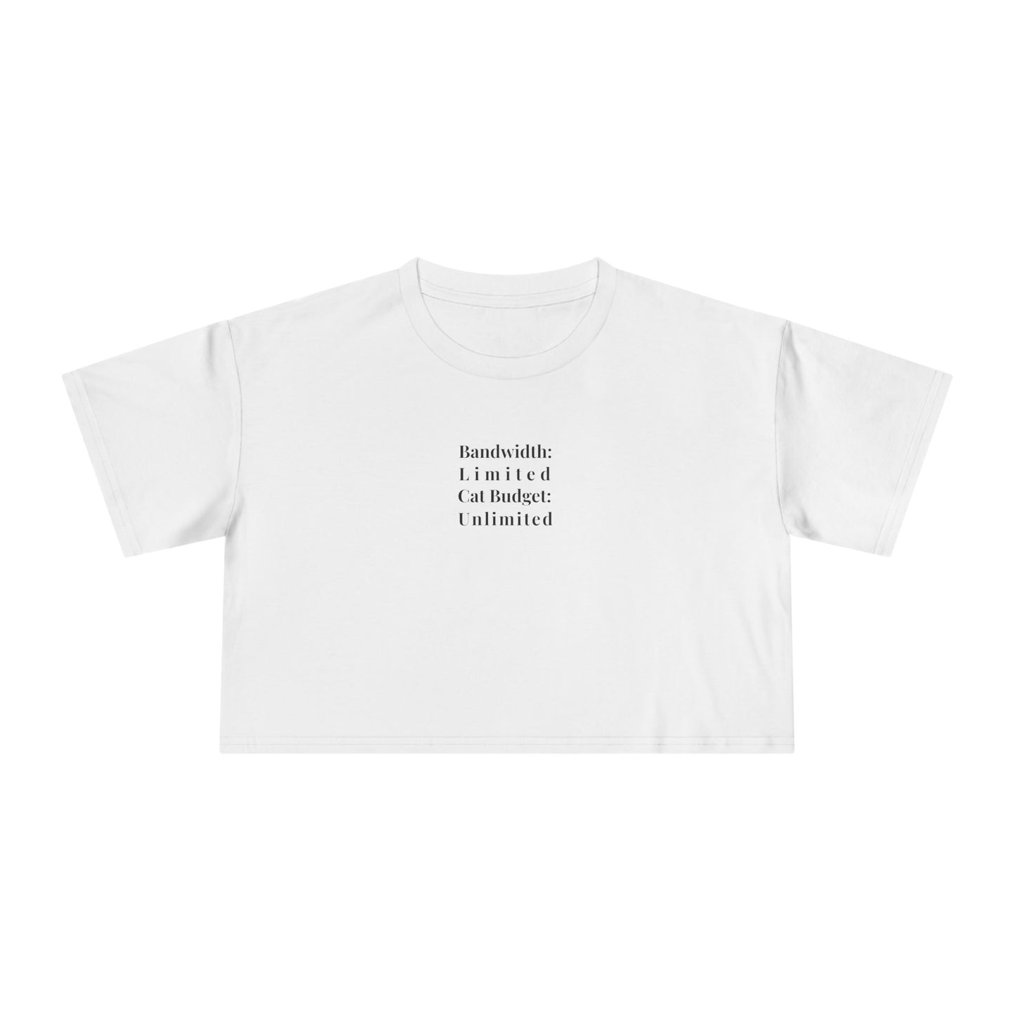 Bandwidth Cropped Tee