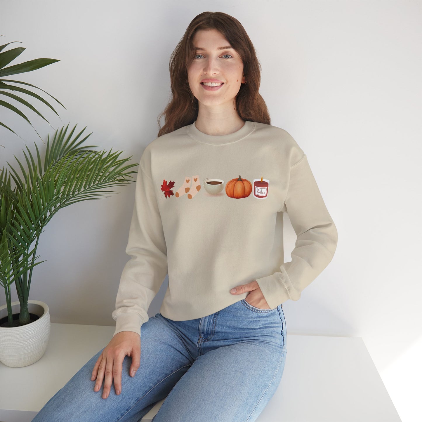 Fall Vibes Unisex Crewneck Sweatshirt