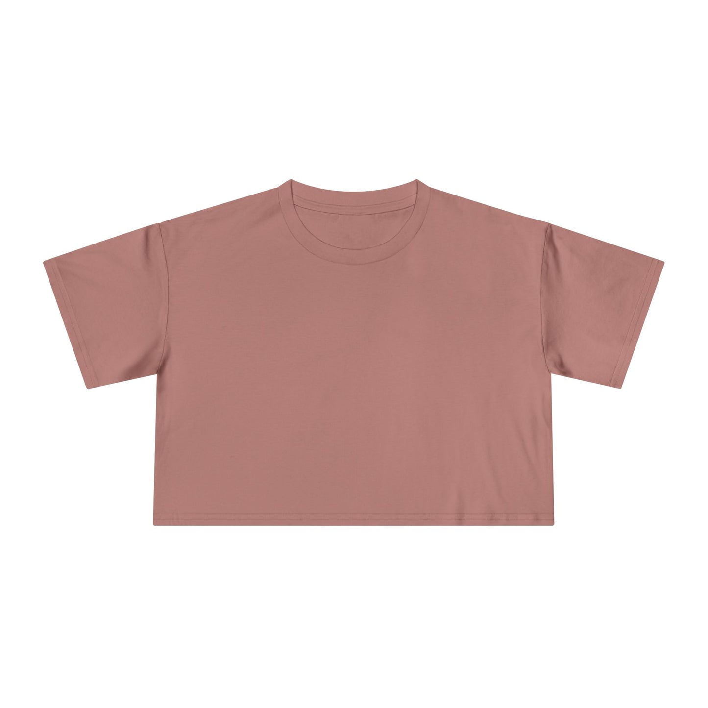 Crop Tee In Hazy Pink