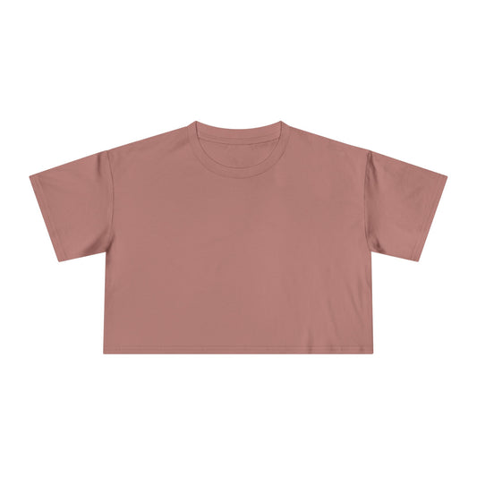 Crop Tee In Hazy Pink