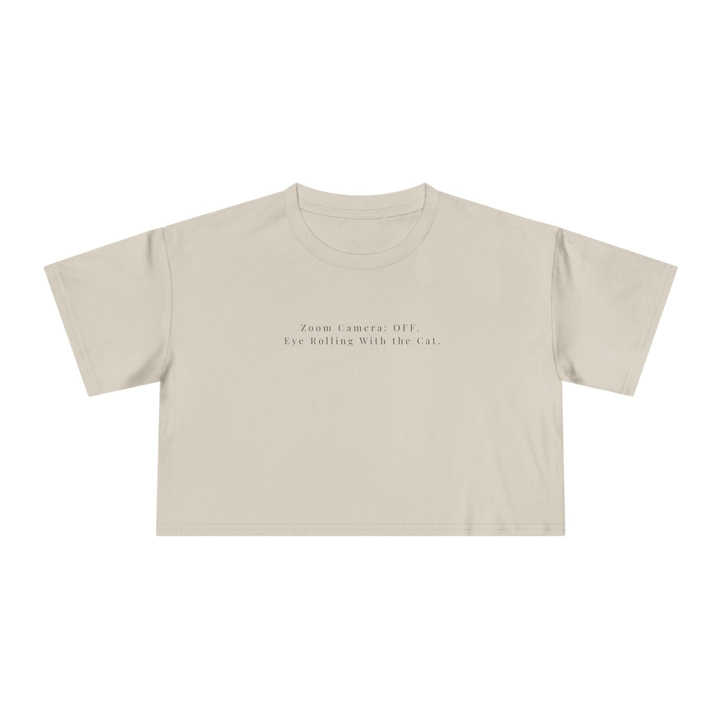 Zoom Camera Cropped Tee