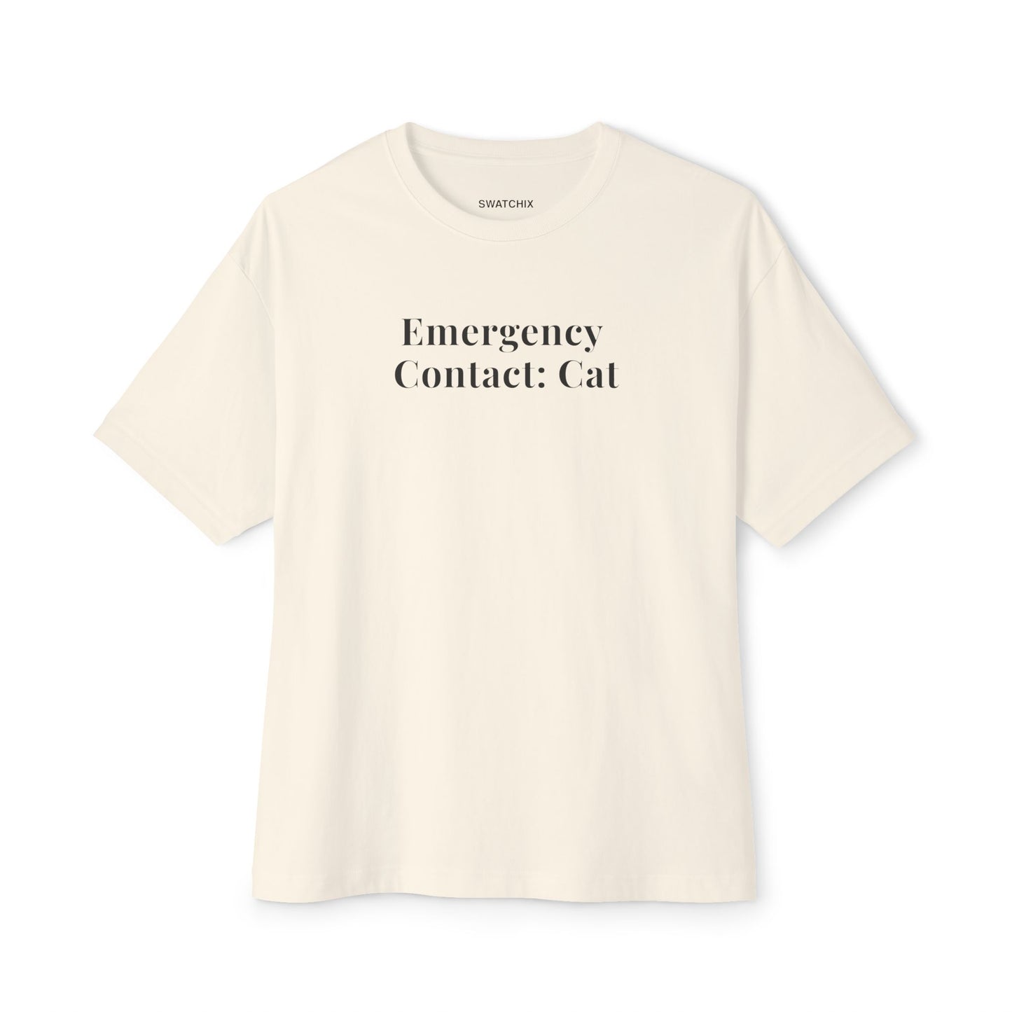 Emergency Contact Oversized Tee