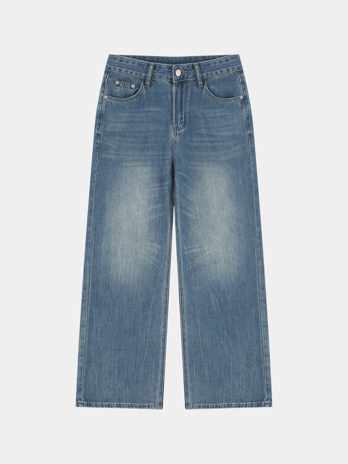 Women’s Vintage Wash Wide Leg Jeans