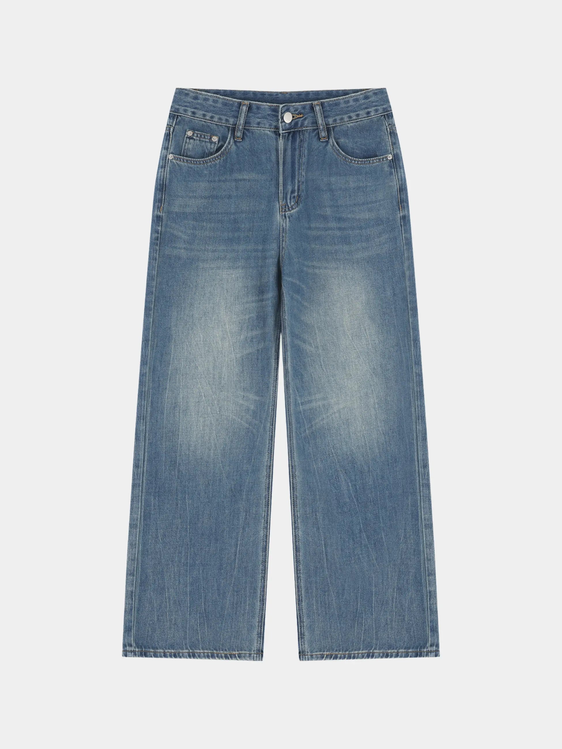 Women’s Vintage Wash Wide Leg Jeans