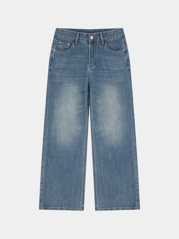 Women’s Vintage Wash Wide Leg Jeans
