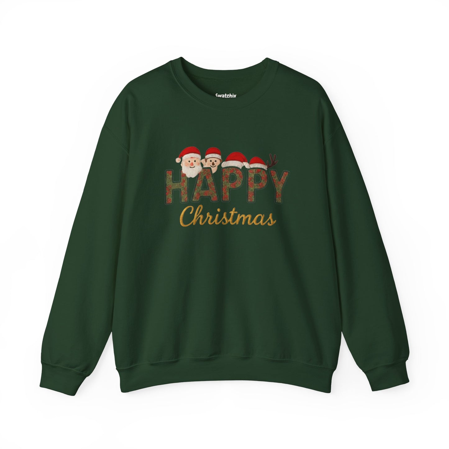 Happy Christmas Crew Unisex Crewneck Sweatshirt
