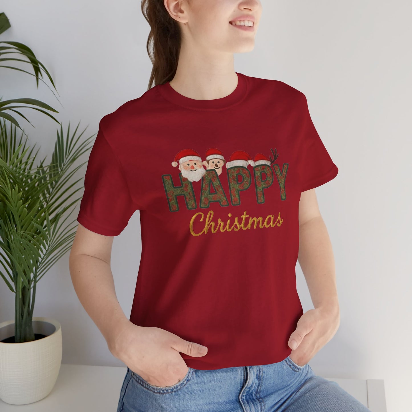 Happy Christmas Crew Unisex Crewneck Tee