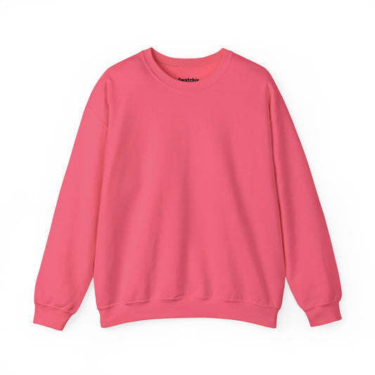 Unisex Crewneck Sweatshirt In Safety Pink