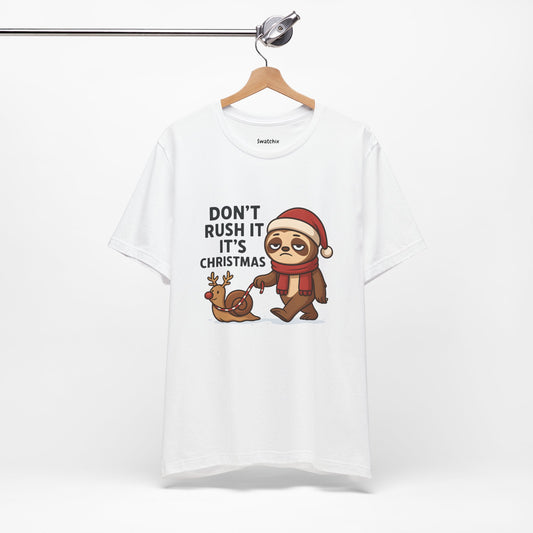 Christmas Sloth Unisex Crewneck Tee