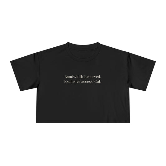 Bandwidth Cropped Tee