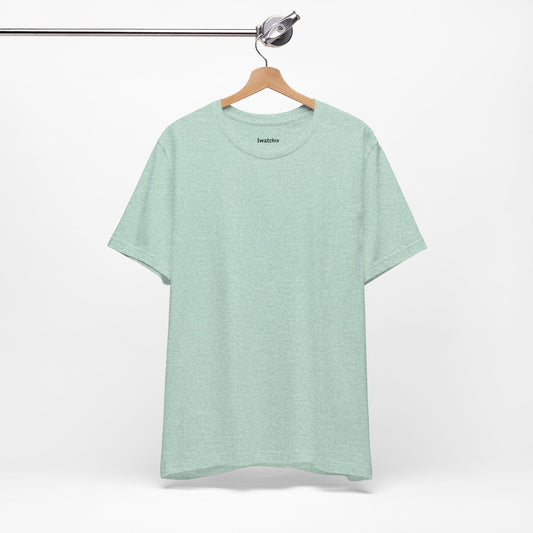 Unisex Crewneck Tee In Heather Prism Mint