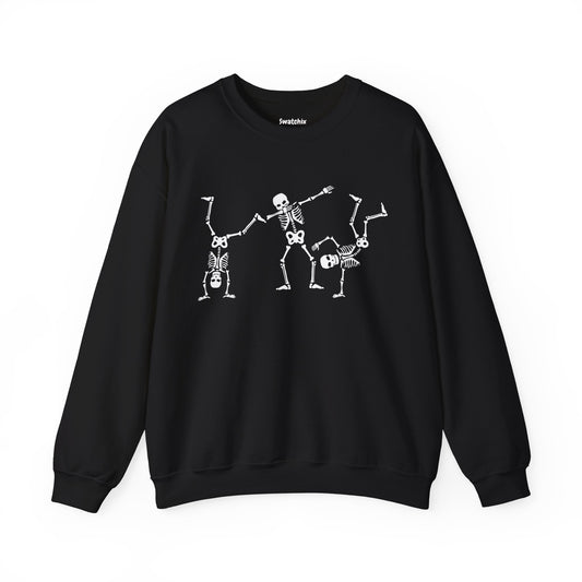Dancing Skeleton Unisex Crewneck Sweatshirt