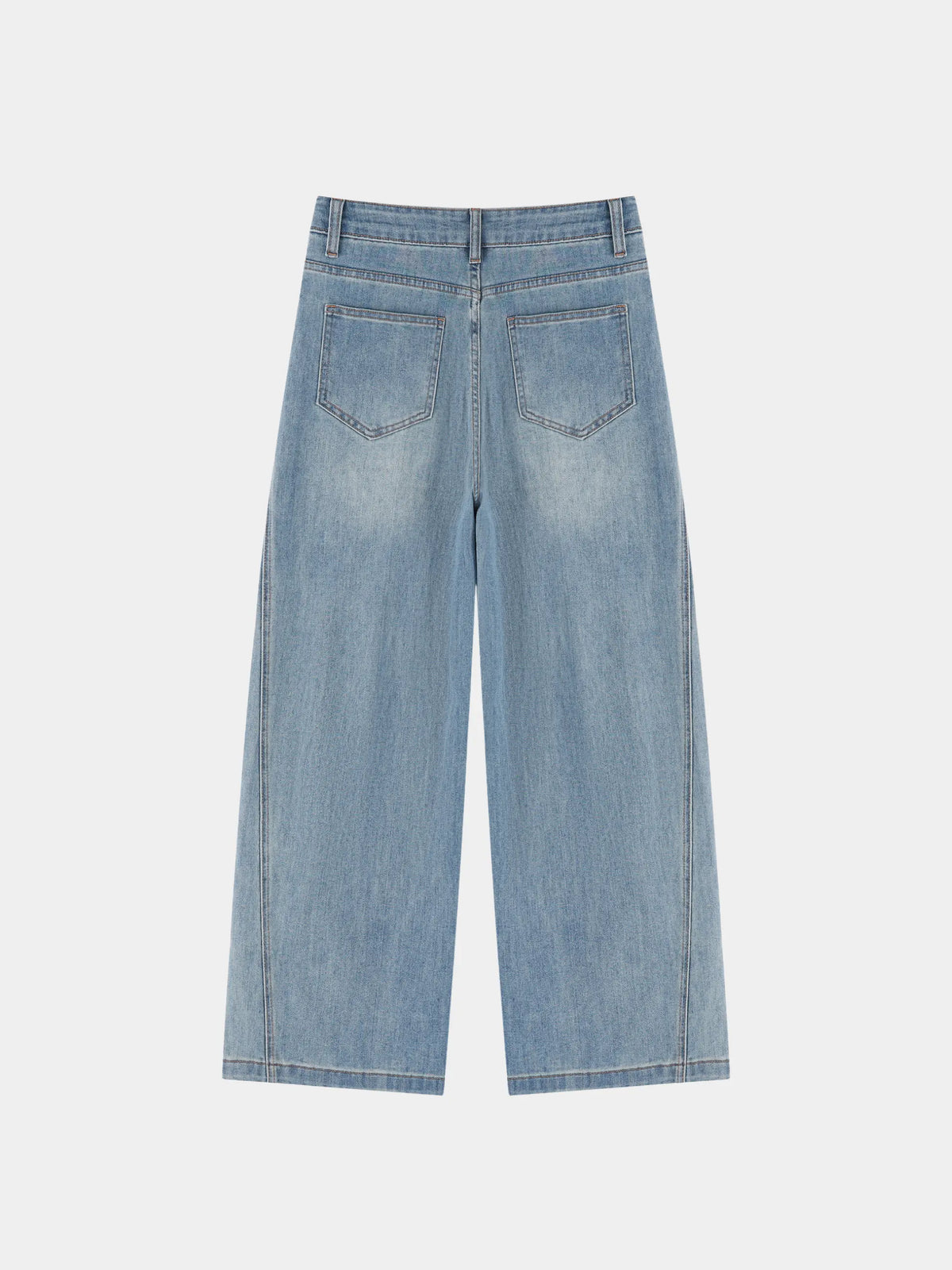 Women’s Vintage Wash High Rise Wide Leg Jeans