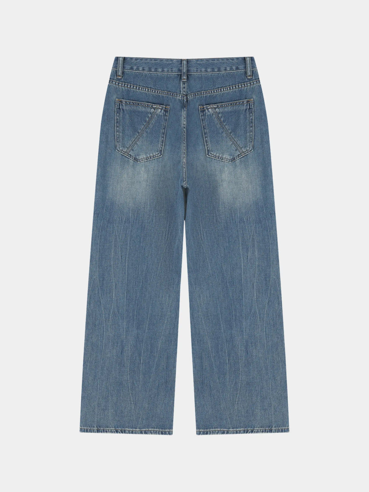 Women’s Vintage Wash Wide Leg Jeans